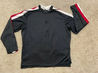 PEARL IZUMI размер XL женщин 1/2 молнии Велосипедная куртка черный Z21 - Изображение 1 из 4