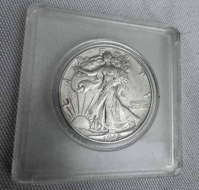 1945 Walking Liberty Half Dollar Rare With errors Coins In Amazing Condition - Image 1 of 2