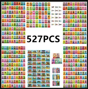 Nintendo Switch Animal Crossing NFC Karten 527 Stück Minikarten Switch USA VERKÄUFER - Bild 1 von 1