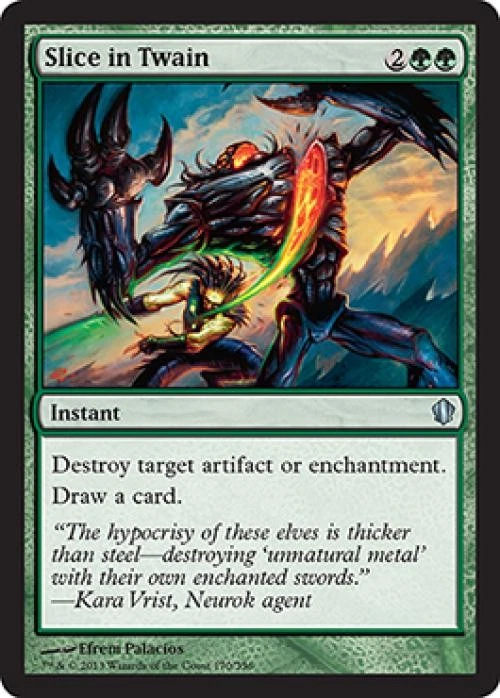 Slice in Twain - Light Play MTG Commander 2013 Edition - Image 1 of 1