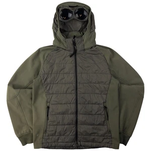 CP Company Goggle Hooded Military Jacket Softshell Black S Men's - Picture 1 of 8