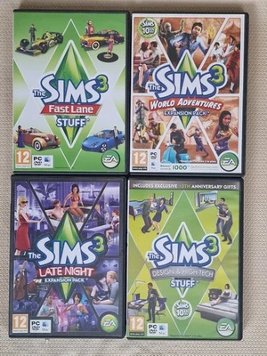 Sims 3 PC Spielepaket inkl. Erweiterungspacks Late Night World Adventures - Bild 1 von 3