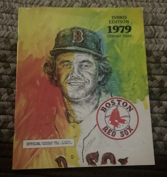 Boston Red Sox Third Edition 1979 Fenway Park Official Scorebook Magazine - Image 1 of 1