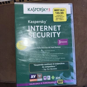 Kaspers Internet Security Premium Protection 3 Devices 2014 Sealed MAC iOS & - Photo 1/2