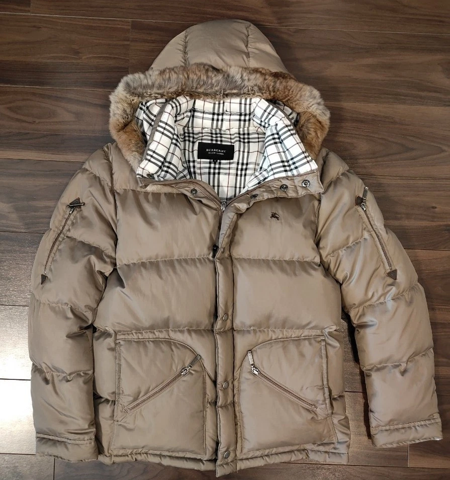 Burberry Black Label Puffer Jacket Size M Made in Japan - Image 1 of 4