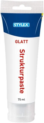 28600 - Strukturpaste glatt, ohne Sand, 75 ml Tube, trocknet weiß matt und decke - Bild 1 von 3