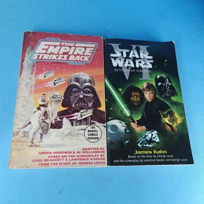 STAR WARS The Empire Strikes Back & Return of the Jedi Marvel James Kahn Novel - Image 1 of 2