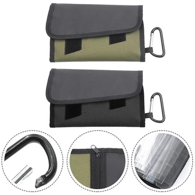 Hot Sale Fishing Bag Fishing Lure Bag 1 Set 136g Black Folding 21 * 13 Cm - Image 1 of 4