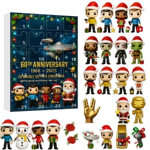 Star Trek Adventskalender 2025 24 Tage Weihnachten Countdown Weihnachtsgeschenk - Bild 1 von 12