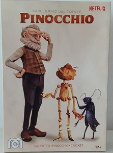 NETFLIX GUILLERMO DEL TORO'S PINOCCHIO GEPPETTO CRICKET ACTIONFIGUREN SET NEU IN OVP - Bild 1 von 6
