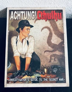 ACHTUNG! CTHULHU Investigators Guide To The Secret War - Modiphius HC - Picture 1 of 6