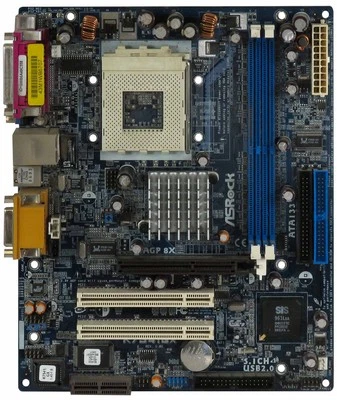 ASROCK K7S41GX REV.1.02 S.462 DDR PCI AGP AMR - Immagine 1 di 2
