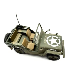 WW2 Jeep Willys MB U.S.A. Army Green 1:32 Diecast Model Car by New Ray MINT - Picture 1 of 9