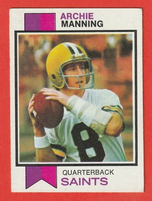 1973 TOPPS - ARCHIE MANNING #125 N.O. SAINTS VG+/ EX- Foto 1 de 4