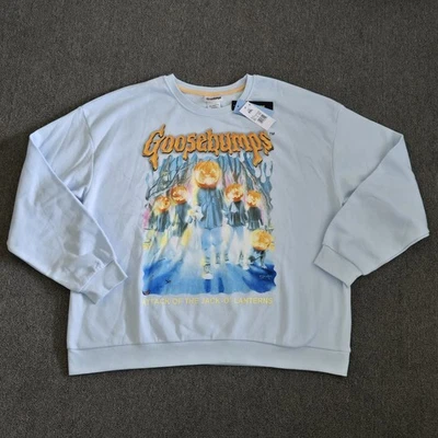 Sudadera azul Goosebumps XXL Attack of the Jack-O'-Lanterns para mujer Foto 1 de 4