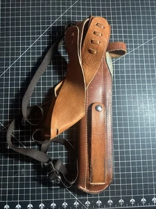 RAR Longhorn Lederscheide feststehende Klinge Messerholster am Gürtel Größe 60-38 - Bild 1 von 5