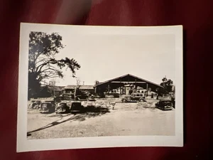 c1930’s Grand Canyon, AZ Bright Angel Lodge Vintage BW Photo 2.5” X 3.5” - Picture 1 of 2
