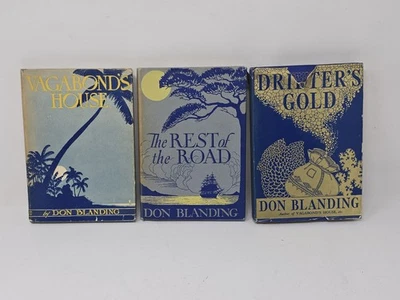 Don Blanding HC Book Lot - Vagabond House / Drifter's Gold / Rest Of Road SIGNED - Image 1 of 4