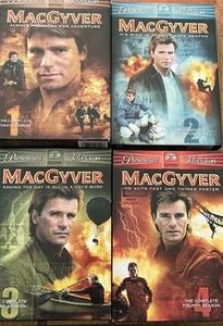 MacGyver Season 1 2 3 4 DVD Box Set Lot - Picture 1 of 3