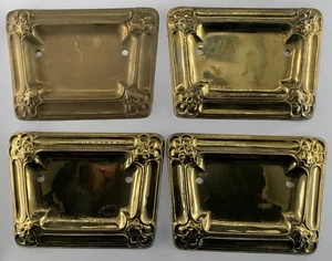 Antikes 4er Set Pressdose Viktorianische Ära Sarg Teller Gothic Momento Mori - Bild 1 von 19