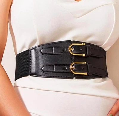 Leather Corset Belt Wide Womens Belt Western Waist Belt Handmade Designer Belt n - Image 1 of 4