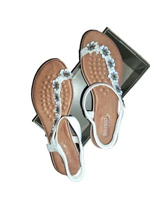 Patrizia by Spring Step Sandals US-FIASELLA-W White Size 10 ($70 New) - Image 1 of 4