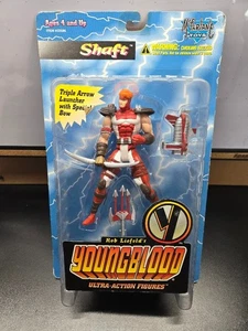 McFarlane Toys "Shaft" Action Figure on Card Rob Liefeld's Youngblood - Picture 1 of 2