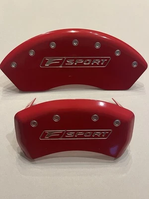 Cubiertas de pinza de freno rojas MGP 38026SCUSDF para Lexus RX350 2016-2023 Foto 1 de 4