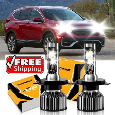 Combo de bombilla LED haz alto/bajo 6500 k blanco para Honda CR-V 1997-2013 2014 Foto 1 de 4
