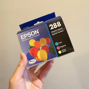 Epson 288 Ink Cartridges Cyan Magenta Yellow Exp 7-12.2025 New Sealed! - Picture 1 of 4