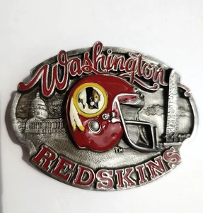 Vintage Washington Redskins Belt Buckle Siskiyou Pewter 1987 #9553/10000 Limited - Picture 1 of 15