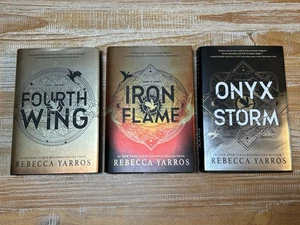 Empyrean Series Rebecca Yarros Fourth Wing Iron Flame Onyx Storm Hardcover 1st E - Bild 1 von 14