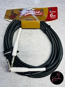 Proel brv120lu6bk Brave Series Instrument /Guitar /Amp Cable / Lead 6m/ 19.68 ft - Picture 1 of 5