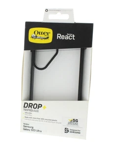 Otterbox React Hülle für Samsung Galaxy S23 Ultra klar und schwarz - Bild 1 von 5
