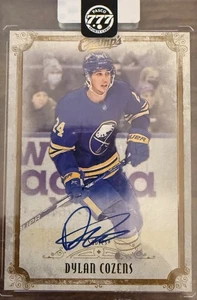 2021-22 Upper Deck Clear Cut Champs Auto Dylan Cozens - C-DC - Picture 1 of 2