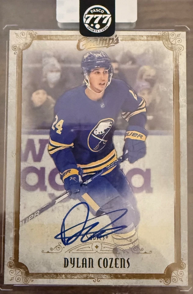 2021-22 Upper Deck Clear Cut Champs Auto Dylan Cozens - C-DC - Image 1 of 2