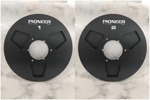 Ein Paar 10,5 '' Schwarz Pionner Tape Rolle Hochwertige Aluminium Take Up Rolle - Picture 1 of 6