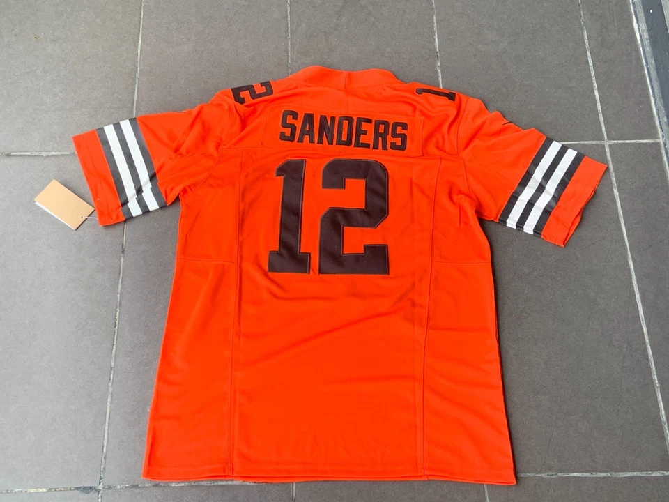 !!! Camiseta deportiva Shedeur Sanders #12 Clevel Brons 2025 cosida limitada tallas para hombre Foto 1 de 4