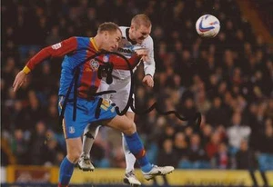 CRYSTAL PALACE: AARON WILBRAHAM SIGNED 6x4 ACTION PHOTO+COA - Picture 1 of 1
