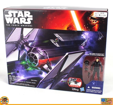 Star Wars - First Order Tie Fighter w/ Pilot - Force Awakens - MIB - [SWFA-5] Cover
