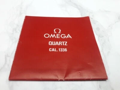 1982 MANUAL DE INSTRUÇÕES LIVRETO PARA QUARTZO OMEGA CAL 1336 #7087 - Imagem 1 de 4