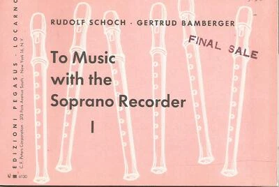 To Music With the Soprano Recorder Books 1 & 2 - Image 1 of 4