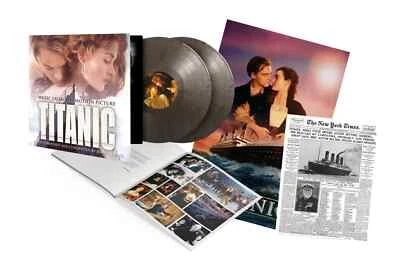 Titanic 25th Ltd Dlx 180g Silver & Black Marbled 2x Vinyl + Booklet Sealed MINT - Photo 1/3