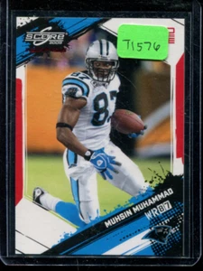 t1576 - 2009 Score Inscriptions Red Zone #45 Muhsin Muhammad /30 - NM-MT - Picture 1 of 1