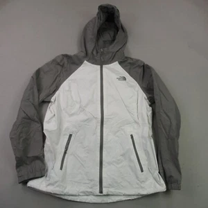 North Face Jacket Womens Large Long Sleeve Full Zip Lightweight Hood - Picture 1 of 11