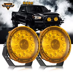 AUXBEAM 360-PRO 7" LED Work Light Pods Spot Fog Lamps For ATV UTV Can AM Trucks - Picture 1 of 12