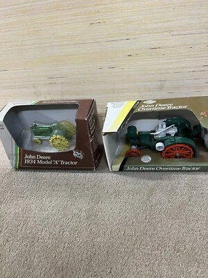 Lot Of 2  John Deere OVERTIME TRACTOR Collector's Edition 1:32 Scale &1934 Model - Image 1 of 4
