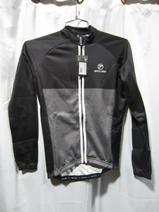 NEW Sicleri Nevea Long Sleeve Road Bike Bicycle Cycling Jersey Grey Men 2XL - Picture 1 of 7