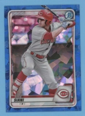 Mike Siani 2020 Bowman Draft Chrome Sapphire ATOMIC REFRACTOR Rookie BD-7 - Image 1 of 2