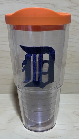 Tervis Detroit Tigers MLB Licensed 16oz Double Wall Insulated Tumbler Cup w/Lid Cover
